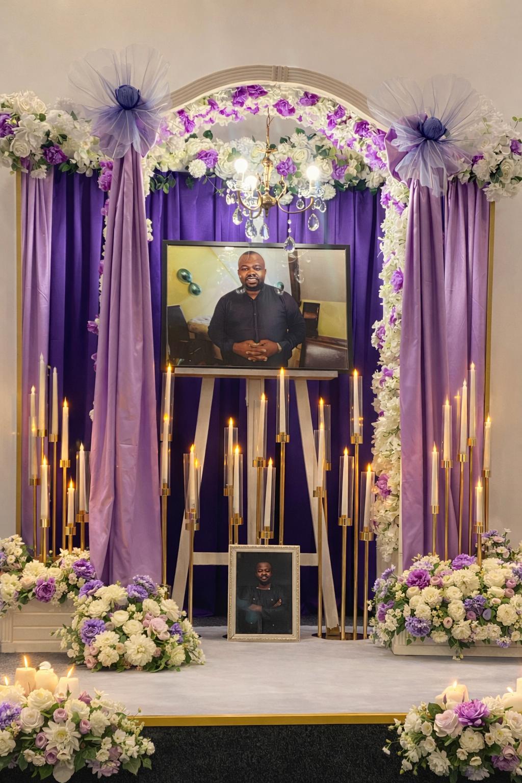 Arrangement floral deuil